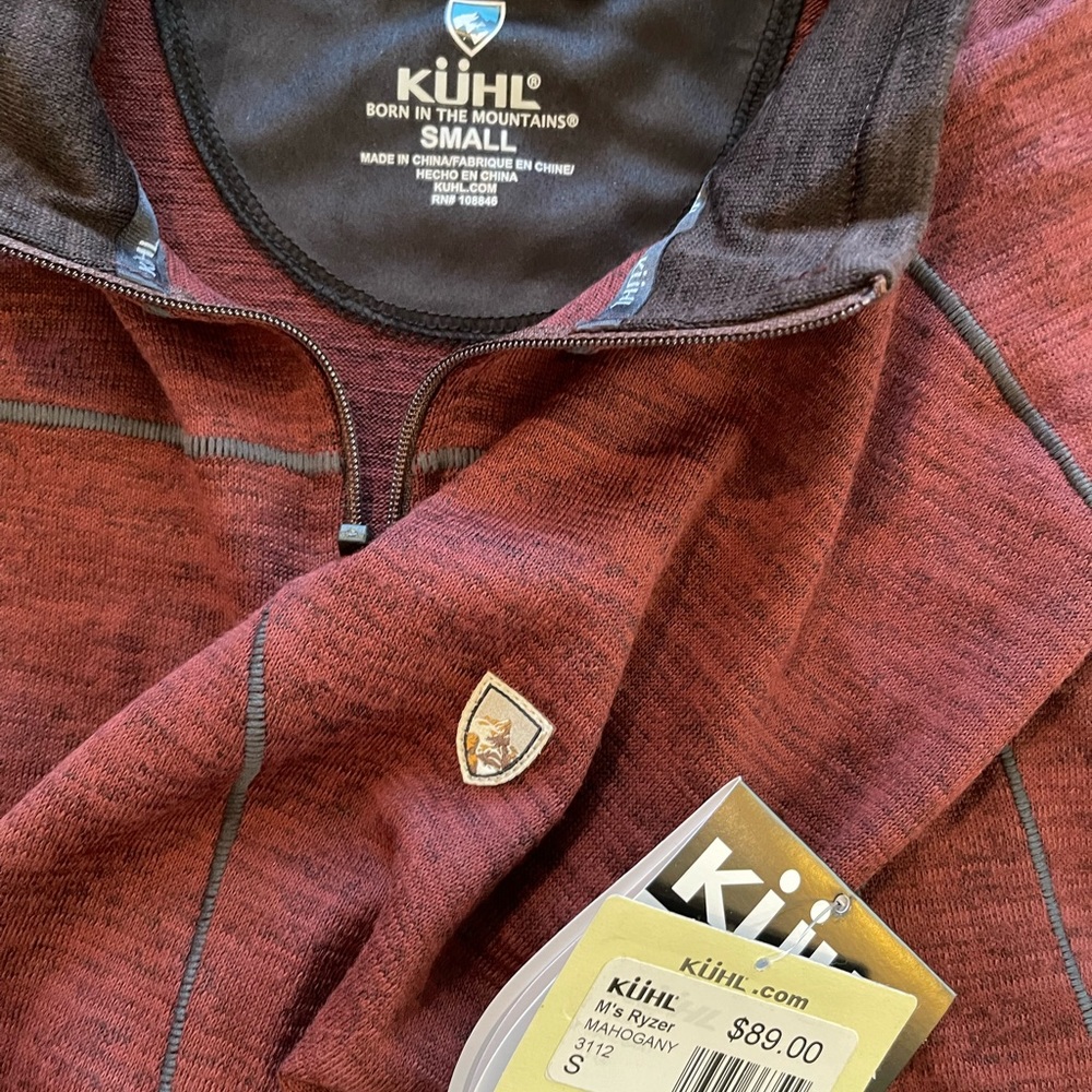 1/4 zip KUHL NWT Mens Small